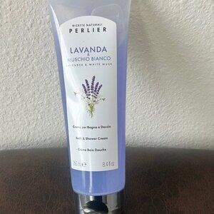 Perlier LAVENDER &. WHITE MUSK Bath and Shower Cream 8.4 oz SEALED